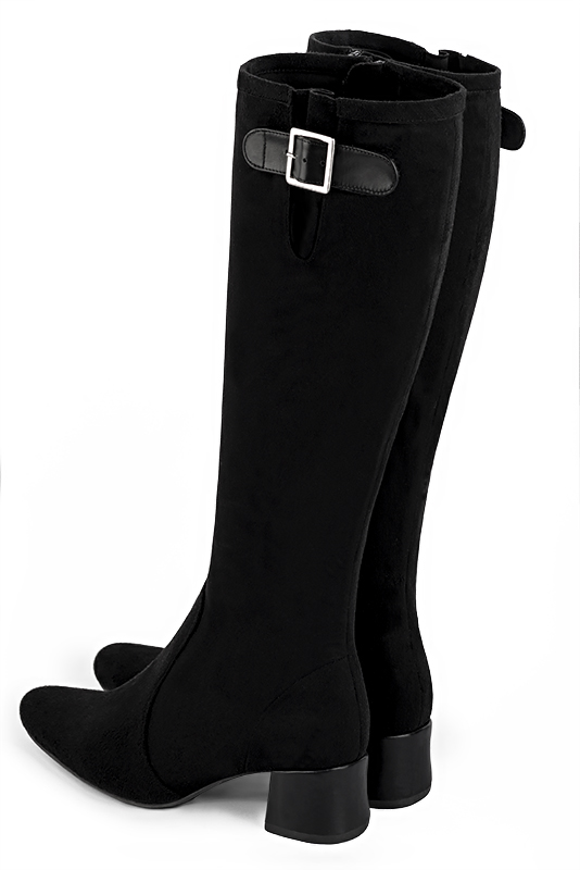 Botte noir femme petit talon best sale